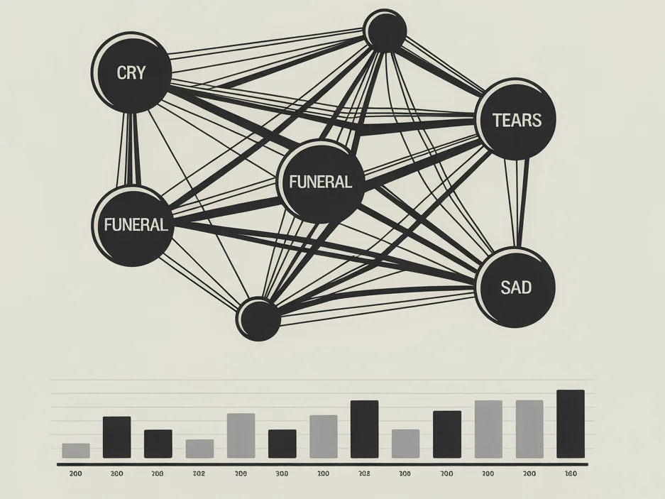 The Statistical Correlation of Affective Vocabulary Vectors on Subsequent Token Prediction